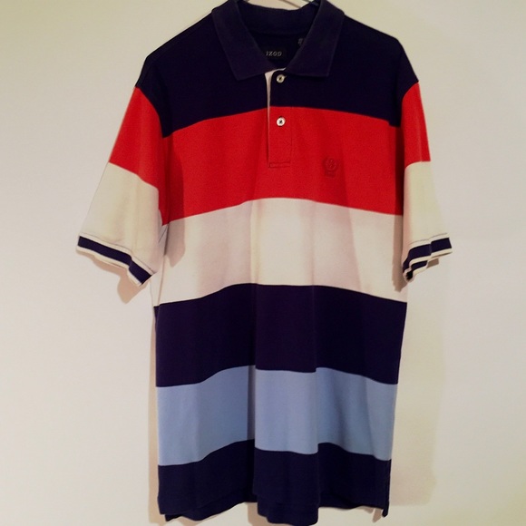 Izod Other - Vintage 90’s IZOD Mens Med Color Block Polo Shirt